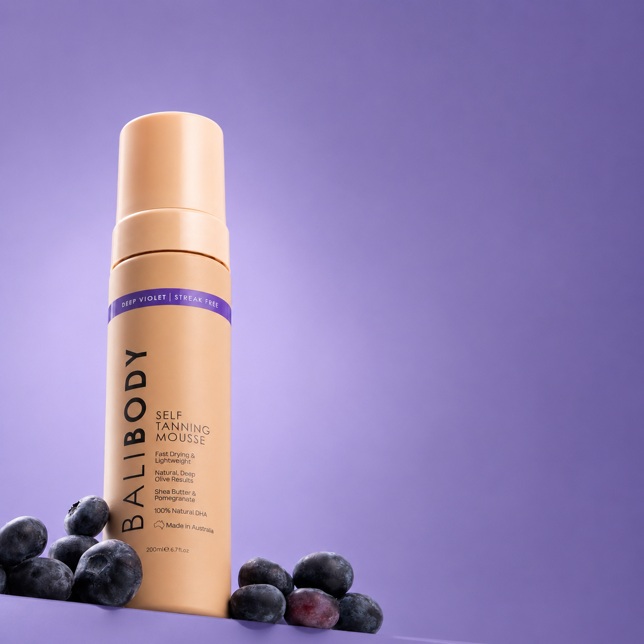 Deep Violet Self Tanning Mousse – Violet-Based Formula