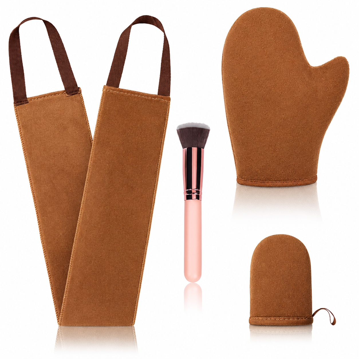 4 in 1 Professional Brown Self Tanner Set