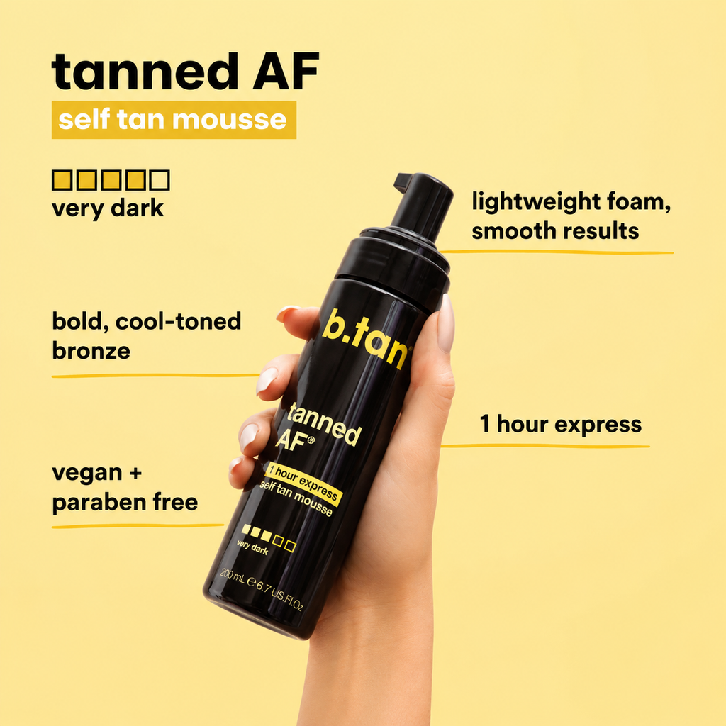 Very Dark Self Tanner Mousse | 1 Hour Express